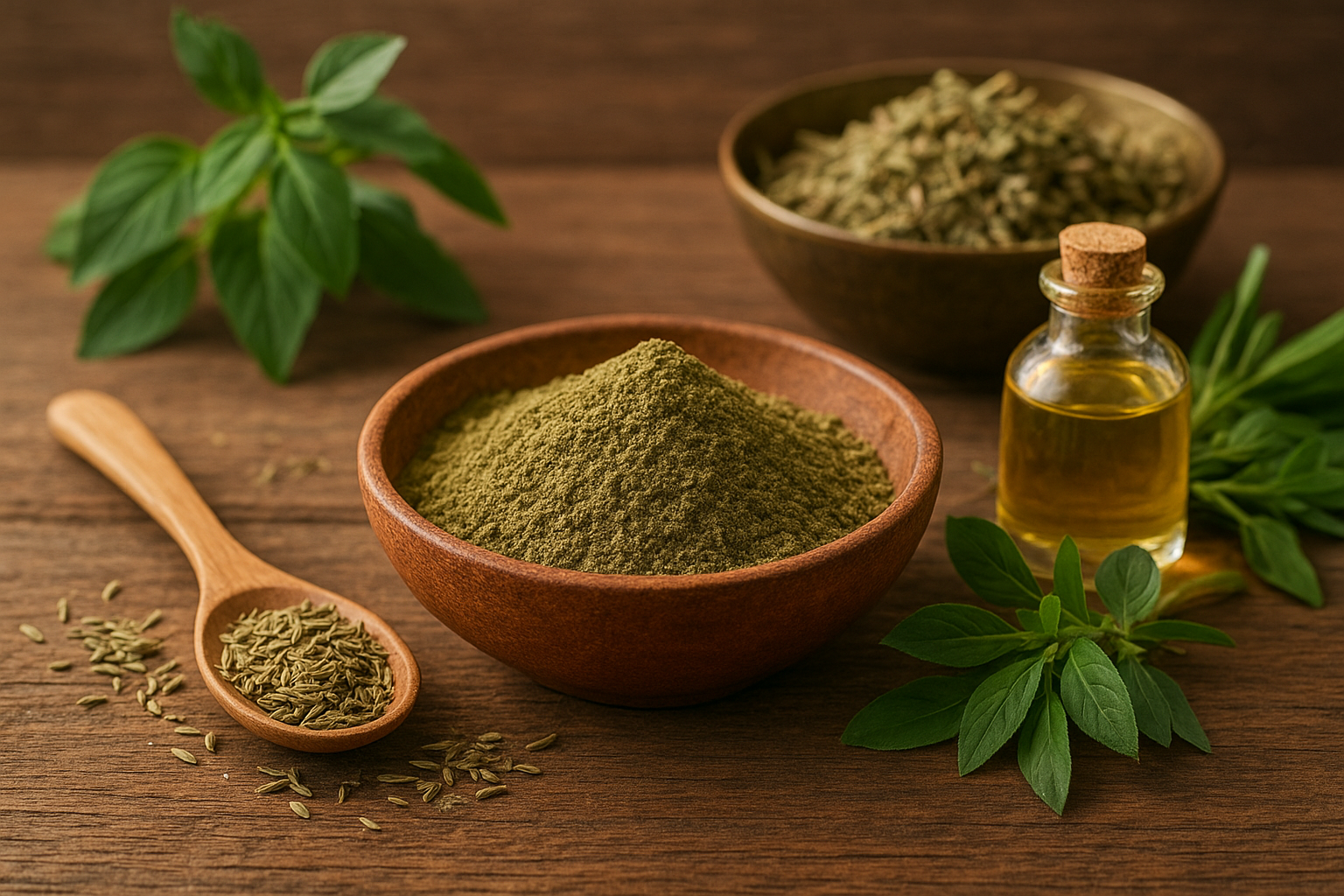 Herbal ingredients and traditional preparation